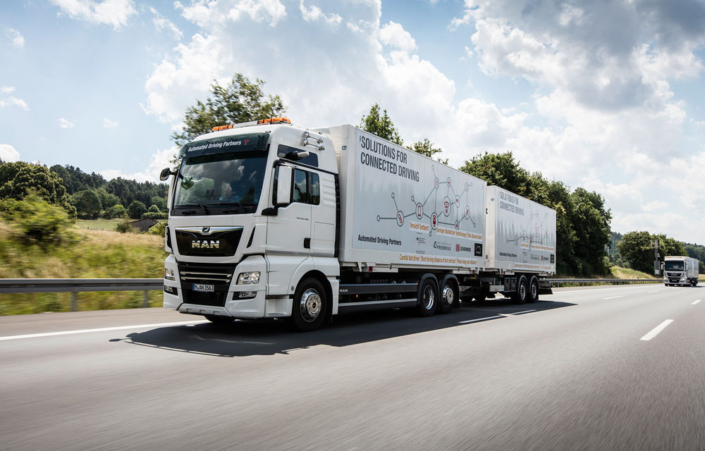Primii pași în noua eră: MAN eTGE, utilitara electrică gândită pentru livrări urbane, și convoiul de camioane conectate ale producătorului bavarez - Poza 15