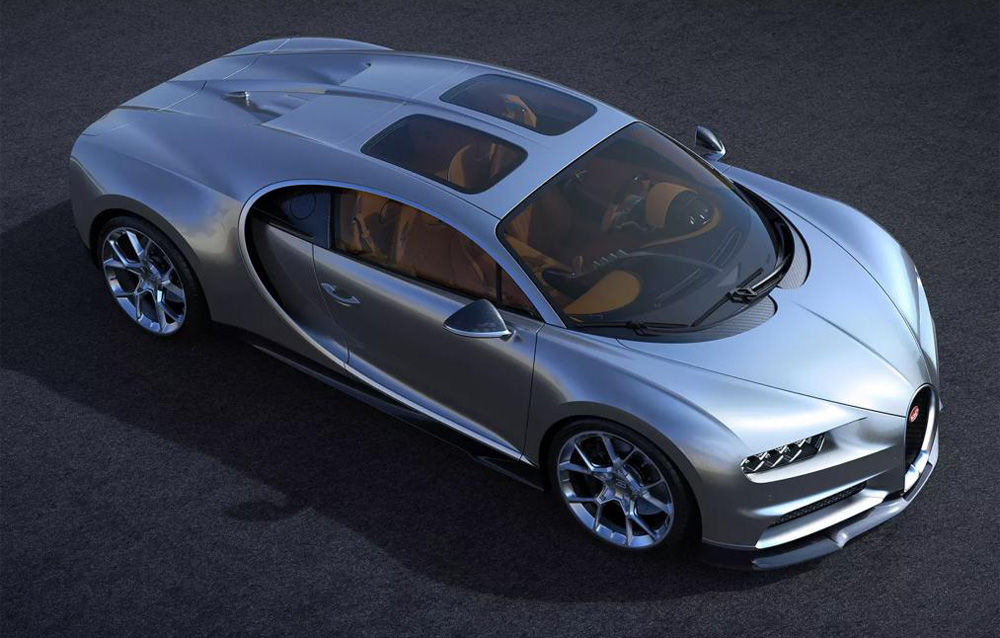Bugatti Chiron, disponibil și cu plafon panoramic: opțiunea Sky View aduce un plus de diversitate - Poza 1