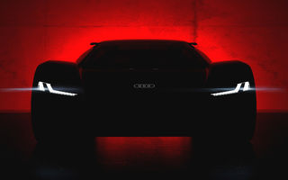 Audi PB 18 e-tron concept: primul teaser cu supercarul electric care se lansează în 23 august