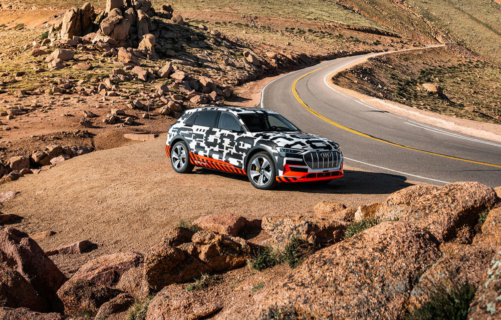 Detalii noi despre viitorul SUV Audi e-tron: putere maximă de 402 CP și o autonomie de peste 400 de kilometri. Debutul este programat în 17 septembrie - Poza 21