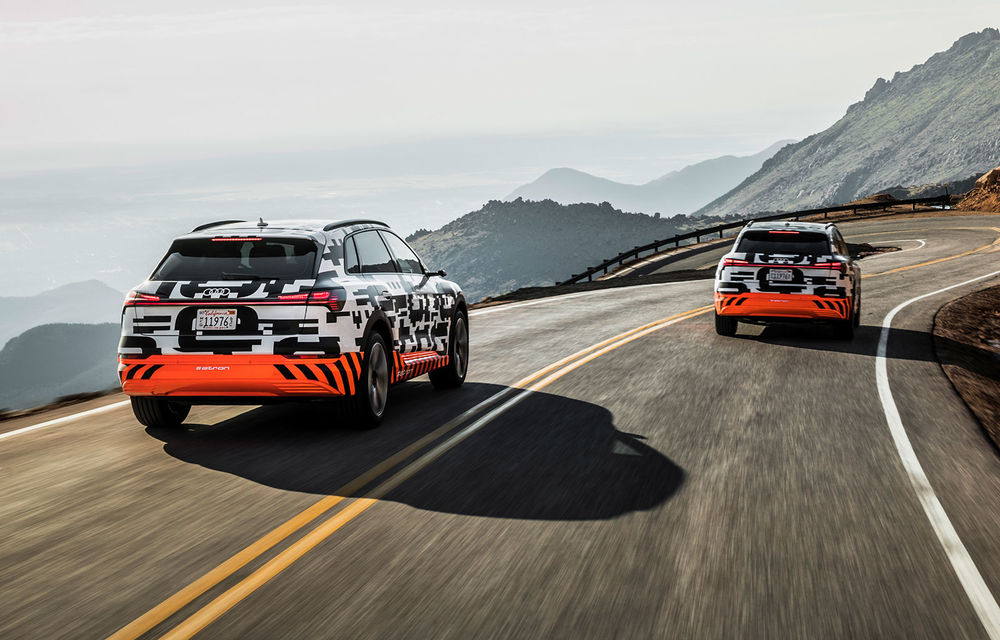 Detalii noi despre viitorul SUV Audi e-tron: putere maximă de 402 CP și o autonomie de peste 400 de kilometri. Debutul este programat în 17 septembrie - Poza 3