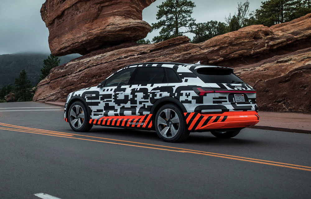 Detalii noi despre viitorul SUV Audi e-tron: putere maximă de 402 CP și o autonomie de peste 400 de kilometri. Debutul este programat în 17 septembrie - Poza 25