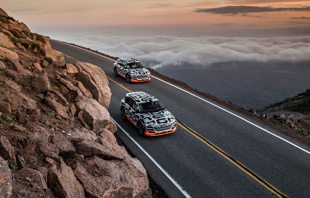 Detalii noi despre viitorul SUV Audi e-tron: putere maximă de 402 CP și o autonomie de peste 400 de kilometri. Debutul este programat în 17 septembrie - Poza 36