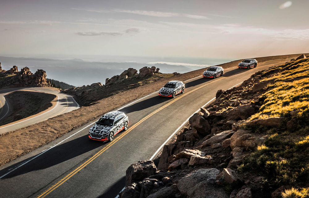 Detalii noi despre viitorul SUV Audi e-tron: putere maximă de 402 CP și o autonomie de peste 400 de kilometri. Debutul este programat în 17 septembrie - Poza 35