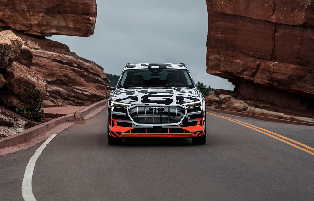 Detalii noi despre viitorul SUV Audi e-tron: putere maximă de 402 CP și o autonomie de peste 400 de kilometri. Debutul este programat în 17 septembrie - Poza 26