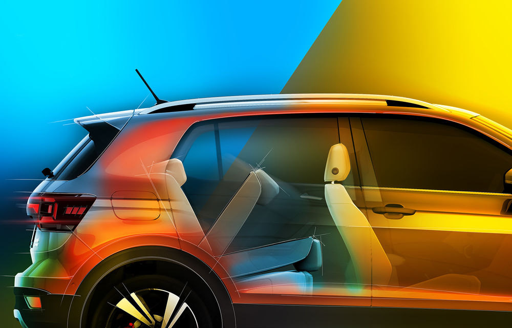 Volkswagen scoate în evidență atuurile lui T-Cross cu ajutorul unui teaser video: portbagaj de până la 455 de litri și sisteme de siguranță moderne - Poza 3
