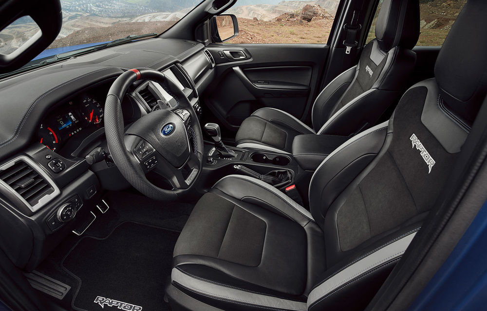 Ford Ranger Raptor ajunge în Europa: versiunea de performanță a pick-up-ului are motor de 213 CP și cutie de viteze automată cu 10 trepte - Poza 9