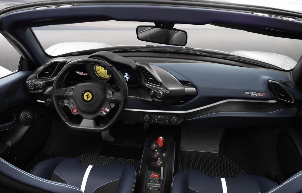 Ferrari 488 Pista Spider este aici: motor V8 de 720 CP, viteză maximă de 340 km/h și 0-100 km/h în 2.8 secunde - Poza 7