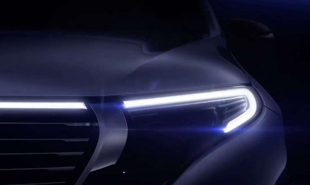 Teaser oficial cu Mercedes EQC: primul model electric al mărcii germane va fi prezentat pe 4 septembrie - Poza 1