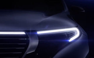 Teaser oficial cu Mercedes EQC: primul model electric al mărcii germane va fi prezentat pe 4 septembrie