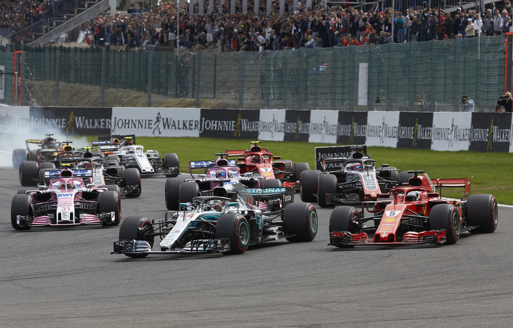 Hamilton afirmă că Ferrari este ajutată de unele &quot;trucuri&quot;: &quot;Au avut un ritm mai bun în Belgia&quot; - Poza 1