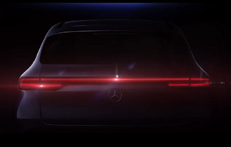 Încă un teaser pentru Mercedes EQC: spatele SUV-ului electric a fost dezvăluit - Poza 1