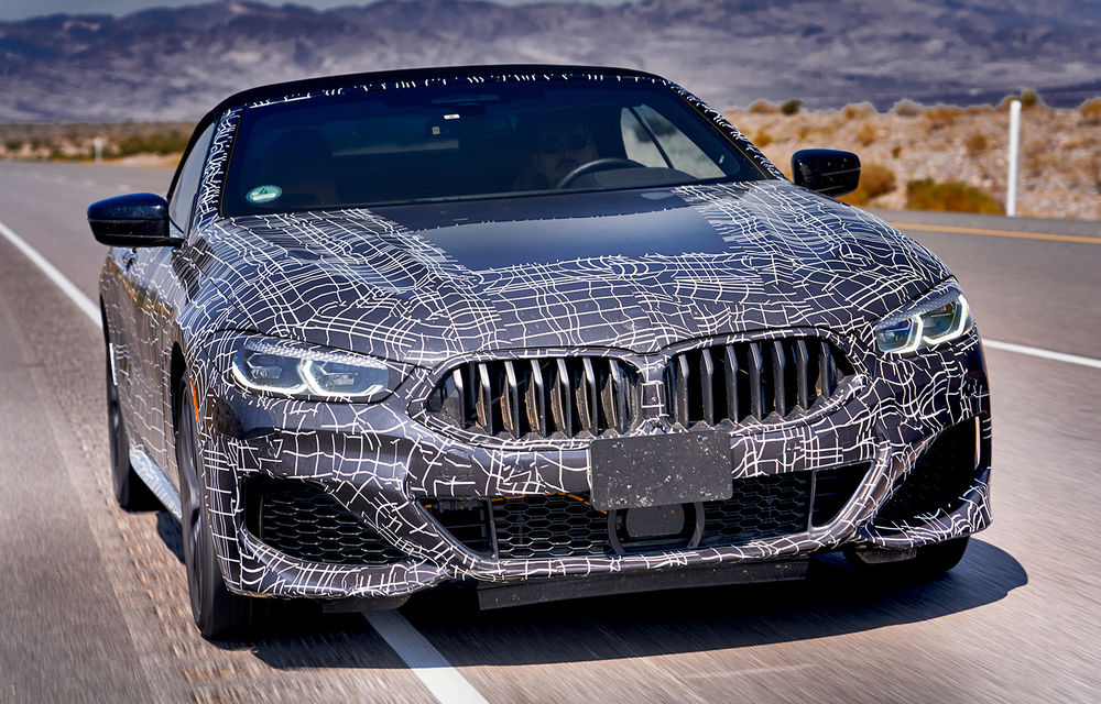 Primele imagini cu viitorul BMW Seria 8 Convertible: germanii testează în zonele aride din California și Nevada - Poza 10