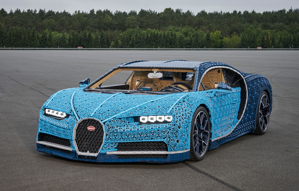 Lego a construit un Bugatti Chiron în mărime naturală: mașina este funcțională și poate rula cu peste 20 km/h - Poza 5