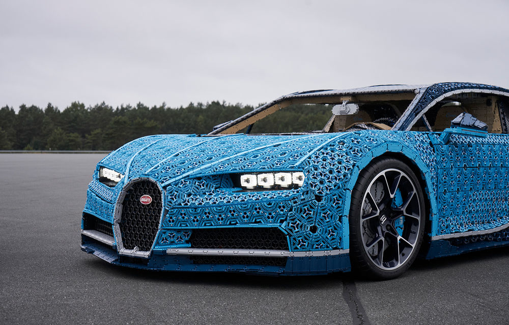 Lego a construit un Bugatti Chiron în mărime naturală: mașina este funcțională și poate rula cu peste 20 km/h - Poza 12