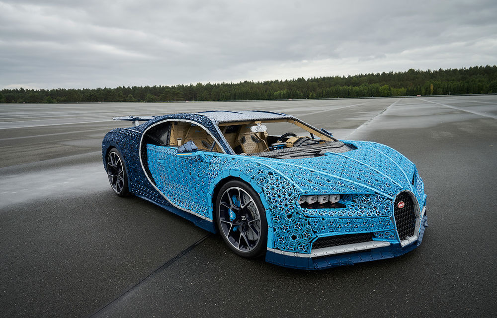 Lego a construit un Bugatti Chiron în mărime naturală: mașina este funcțională și poate rula cu peste 20 km/h - Poza 7