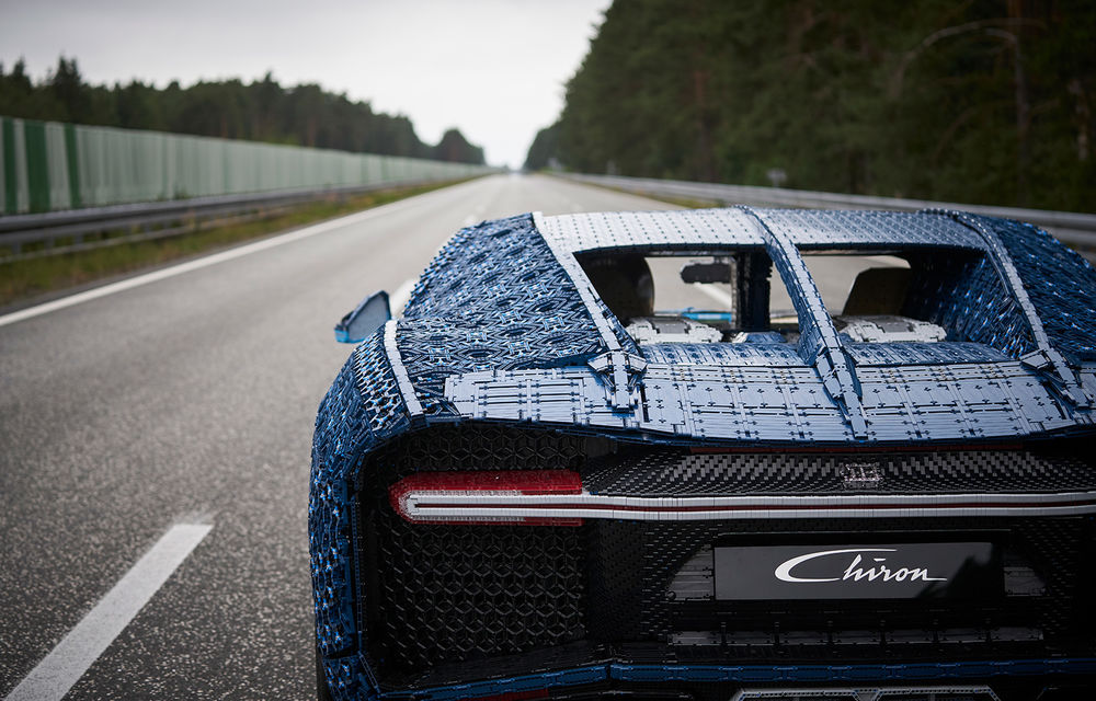 Lego a construit un Bugatti Chiron în mărime naturală: mașina este funcțională și poate rula cu peste 20 km/h - Poza 17