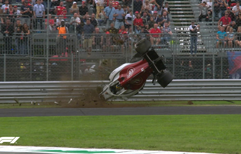 Perez și Vettel, cei mai rapizi în antrenamentele de vineri de la Monza. Accident spectaculos pentru Ericsson - Poza 2