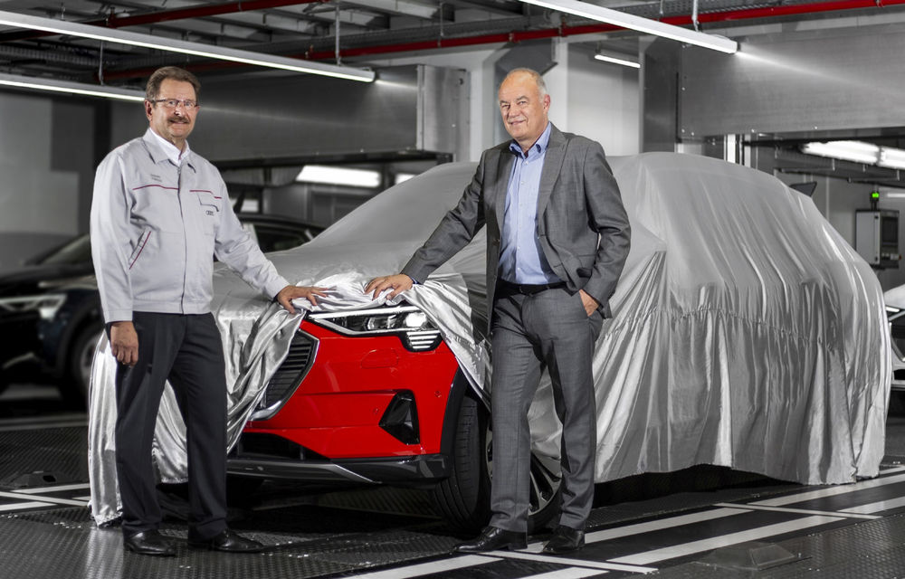 Audi a început producția de serie a SUV-ului electric e-tron: lansarea oficială, programată în 17 septembrie - Poza 1