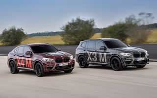 Primele imagini cu BMW X3 M și X4 M: modificări estetice consistente și tracțiune integrală inteligentă M xDrive