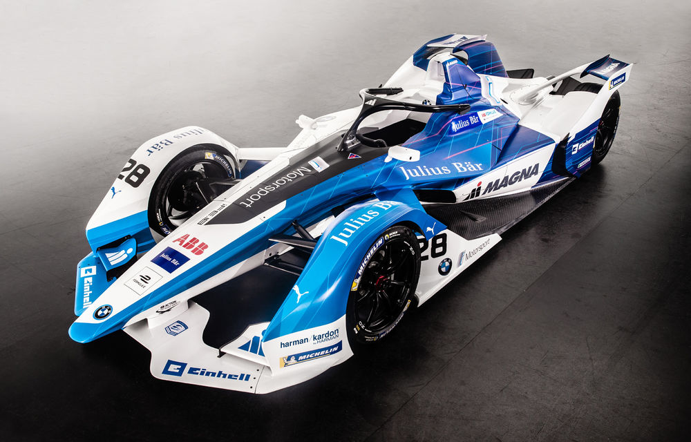 BMW prezintă monopostul cu care va debuta în competiția electrică Formula E: motor de 340 de cai putere - Poza 1