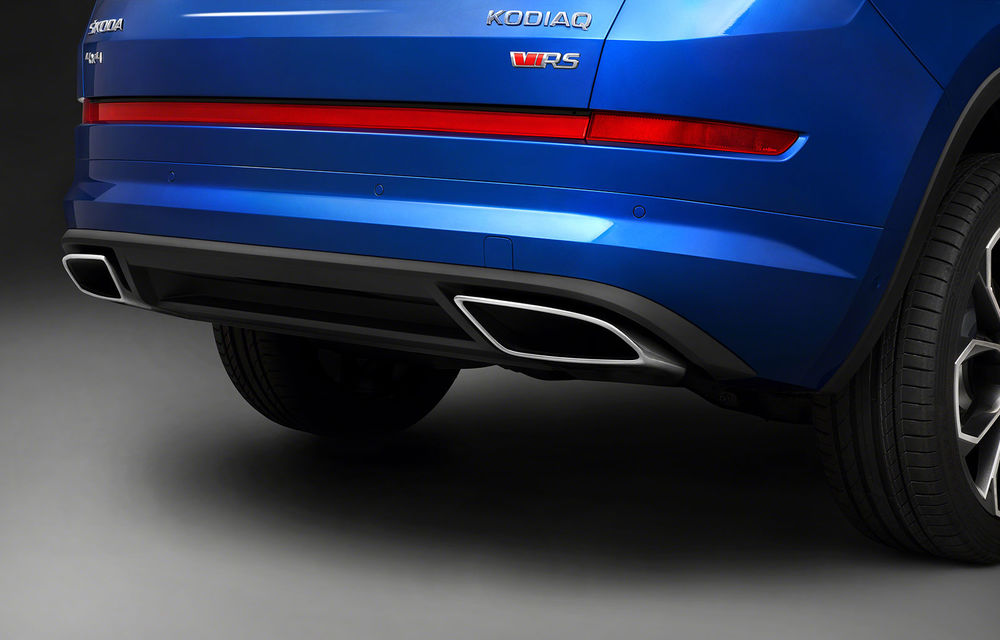 Teasere noi cu viitorul Skoda Kodiaq RS: jante de 20 de inch pentru SUV-ul cu motor diesel de 240 CP - Poza 2
