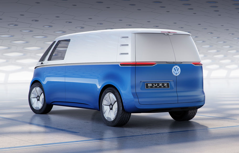 Volkswagen a prezentat conceptul ID Buzz Cargo: nivel 4 de conducere autonomă și peste 550 de kilometri rulați electric - Poza 2
