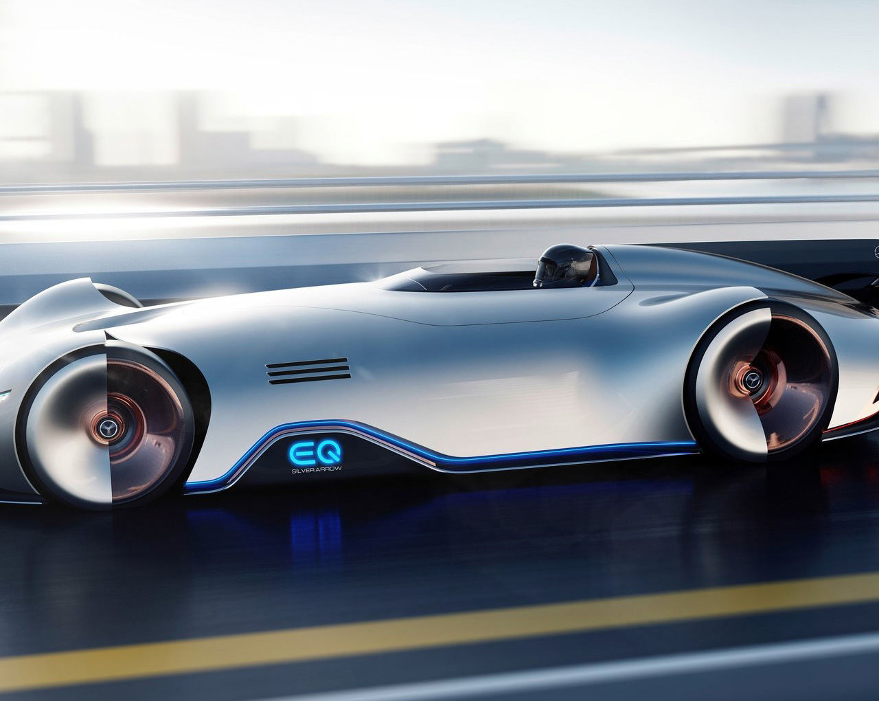 Mercedes Benz Vision EQ Silver