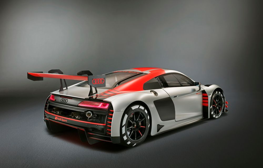 Audi lansează R8 LMS GT3: modelul de competiții a primit îmbunătățiri minore și ajunge pe circuit la începutul anului viitor - Poza 4