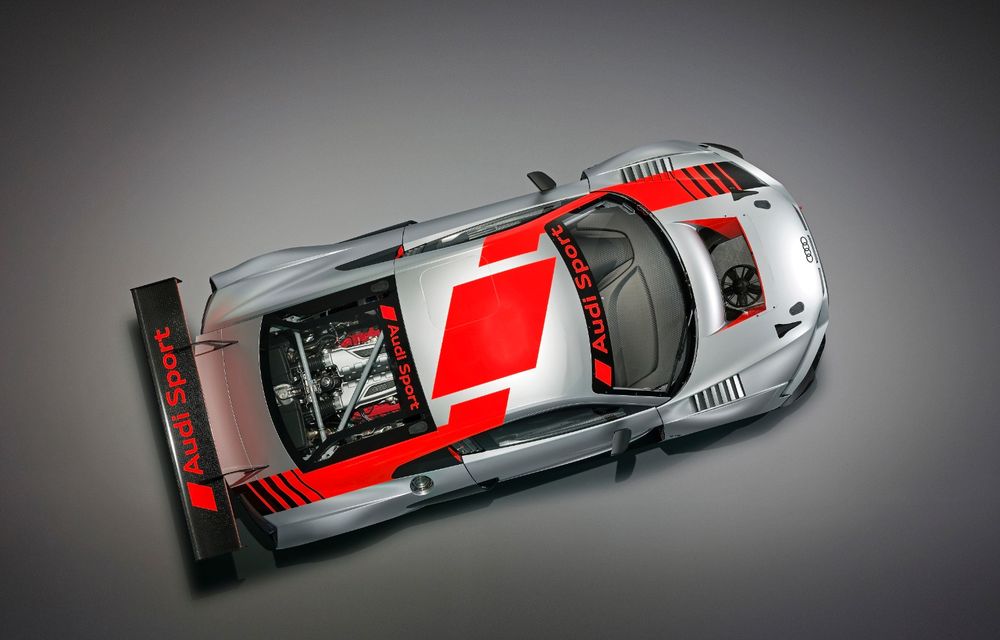 Audi lansează R8 LMS GT3: modelul de competiții a primit îmbunătățiri minore și ajunge pe circuit la începutul anului viitor - Poza 5