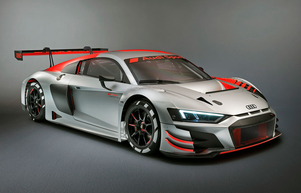 Audi lansează R8 LMS GT3: modelul de competiții a primit îmbunătățiri minore și ajunge pe circuit la începutul anului viitor - Poza 1