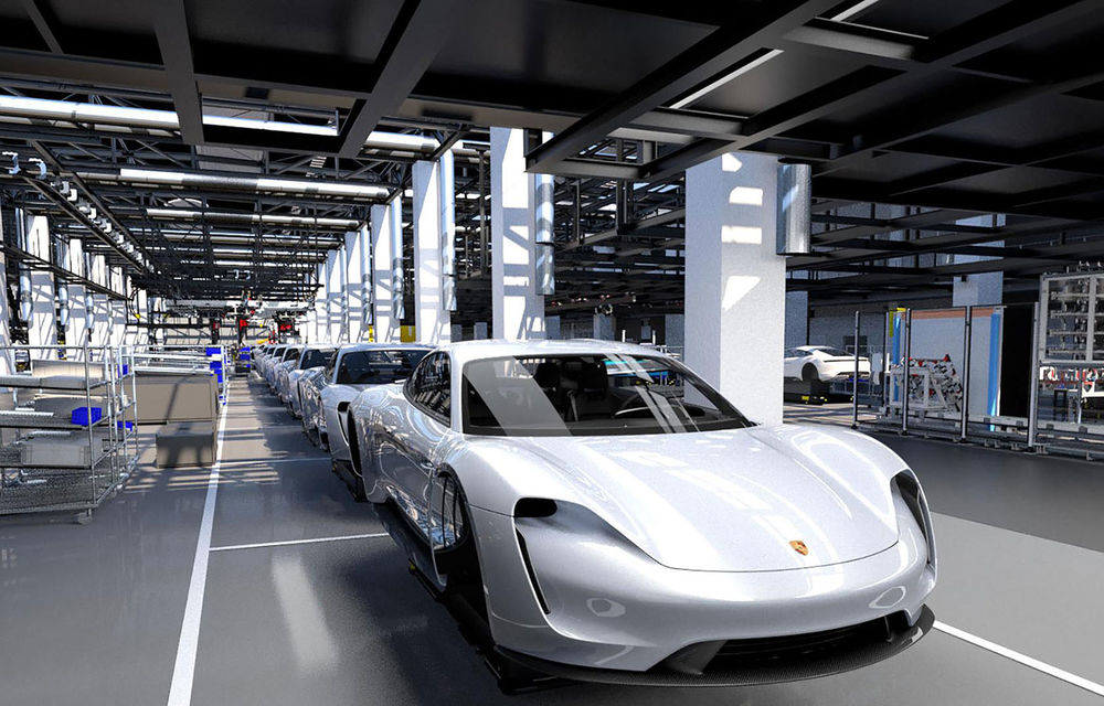 Porsche Taycan va fi oferit în mai multe versiuni de putere: sportiva electrică debutează în 2019 - Poza 1