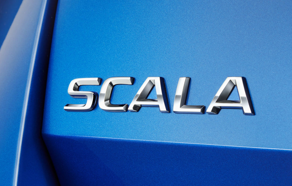 Skoda Scala este numele hatchback-ului compact care va înlocui Rapid Spaceback: noul rival al lui Volkswagen Golf vine în acest an - Poza 1