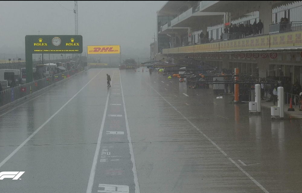 Antrenamentele de Formula 1 din Statele Unite, afectate puternic de ploaie: Hamilton, cel mai rapid. Vettel, penalizat cu 3 poziții pe grilă - Poza 2