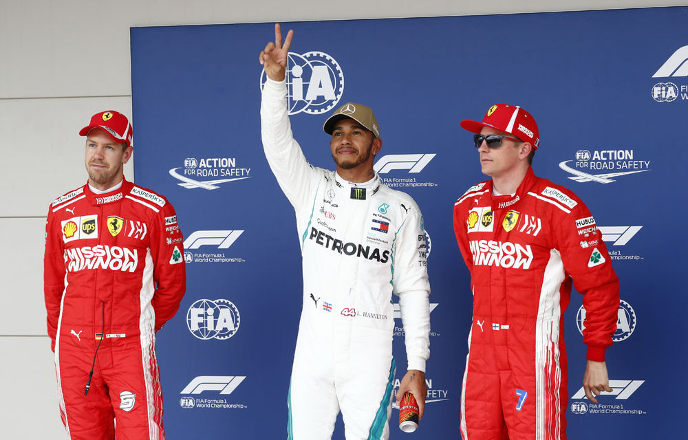 Hamilton, pole position în Statele Unite! Vettel, mai lent cu numai 0.061 secunde, dar va pleca de pe locul 5 - Poza 1