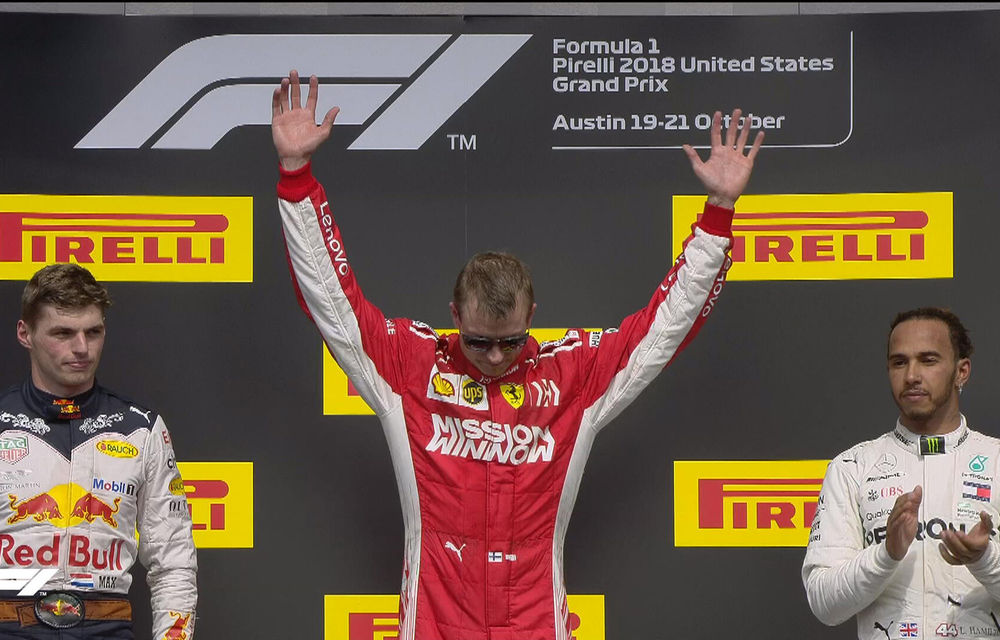Raikkonen a câștigat cursa din Statele Unite în fața lui Verstappen și Hamilton! Vettel rămâne în cursa pentru titlu cu un loc 4 - Poza 8