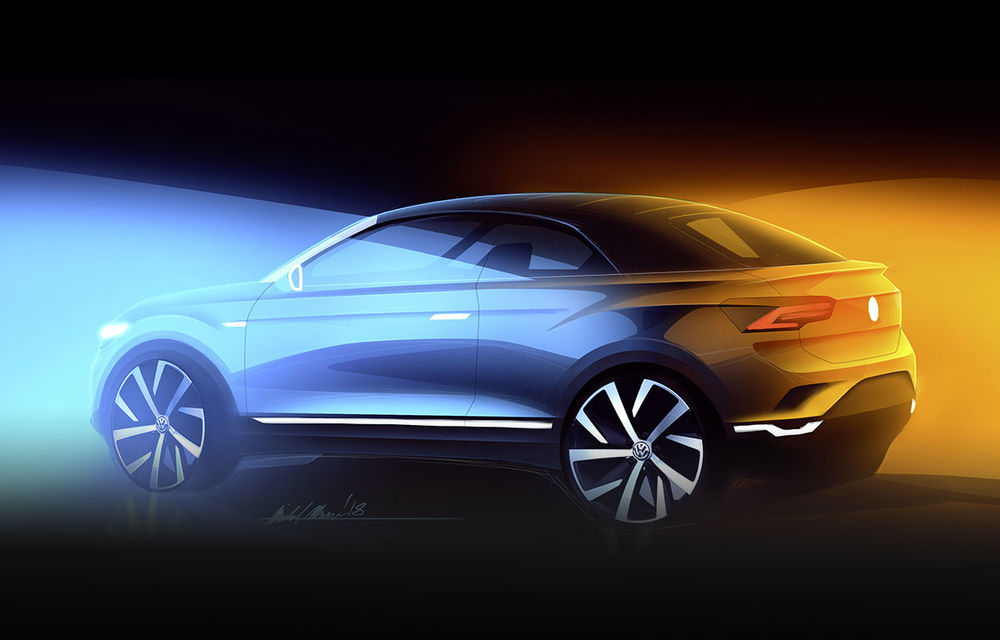 Volkswagen T-Roc Convertible: SUV-ul decapotabil va fi lansat în 2019 - Poza 1