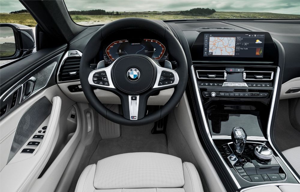 BMW Seria 8 Cabrio, poze și informații oficiale: motorizări de până la 530 CP și 15 secunde pentru plierea plafonului din material textil - Poza 39