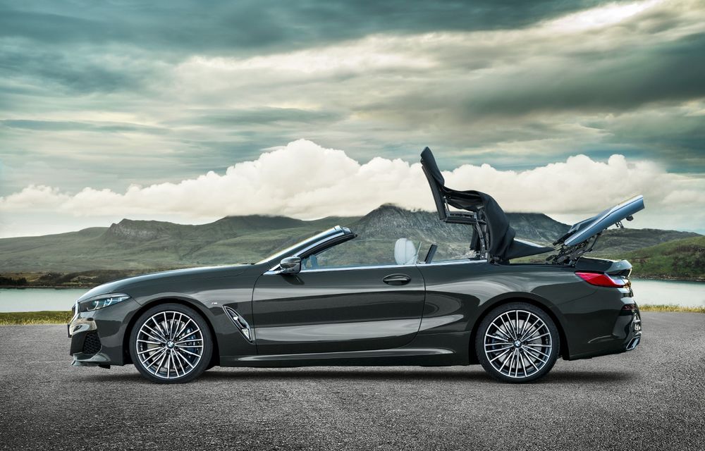 BMW Seria 8 Cabrio, poze și informații oficiale: motorizări de până la 530 CP și 15 secunde pentru plierea plafonului din material textil - Poza 15