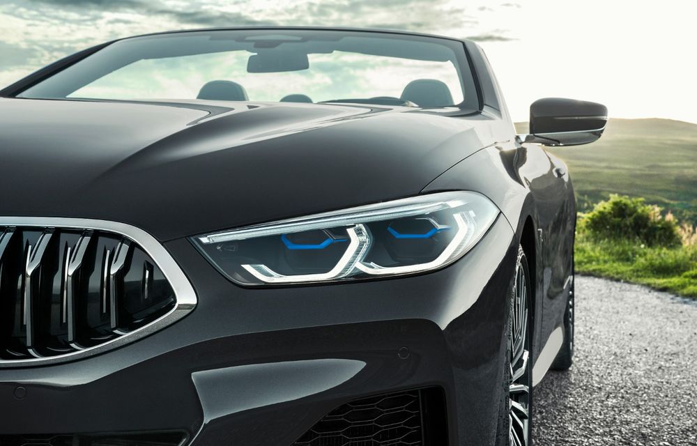 BMW Seria 8 Cabrio, poze și informații oficiale: motorizări de până la 530 CP și 15 secunde pentru plierea plafonului din material textil - Poza 30