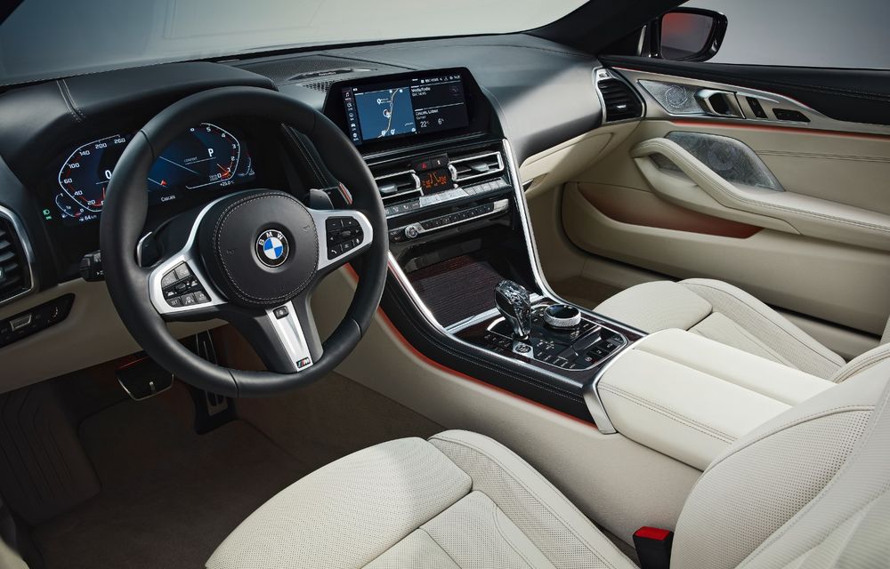 BMW Seria 8 Cabrio, poze și informații oficiale: motorizări de până la 530 CP și 15 secunde pentru plierea plafonului din material textil - Poza 38