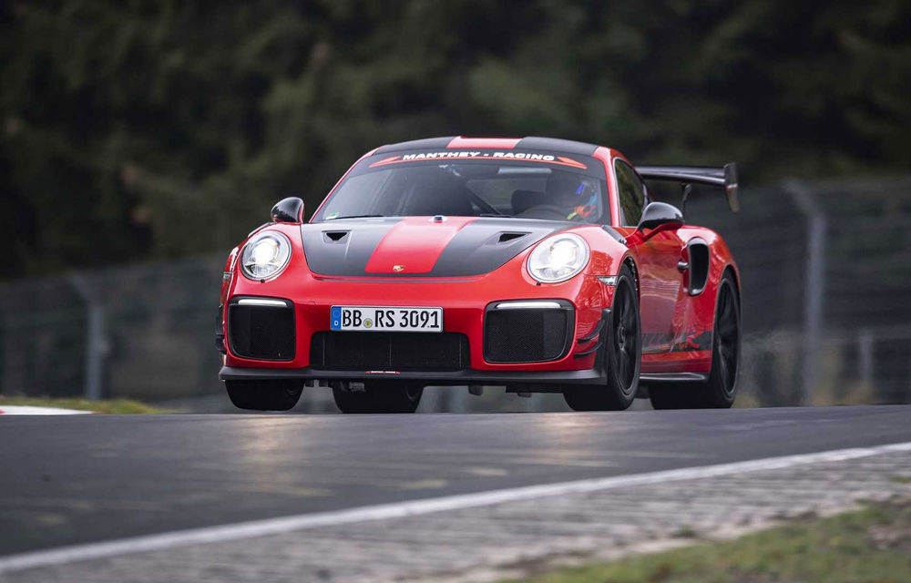 Porsche 911 GT2 RS MR a devenit cel mai rapid model de stradă de pe Nurburgring: modelul german a fost mai rapid decât Aventador SVJ cu aproape 5 secunde - Poza 2