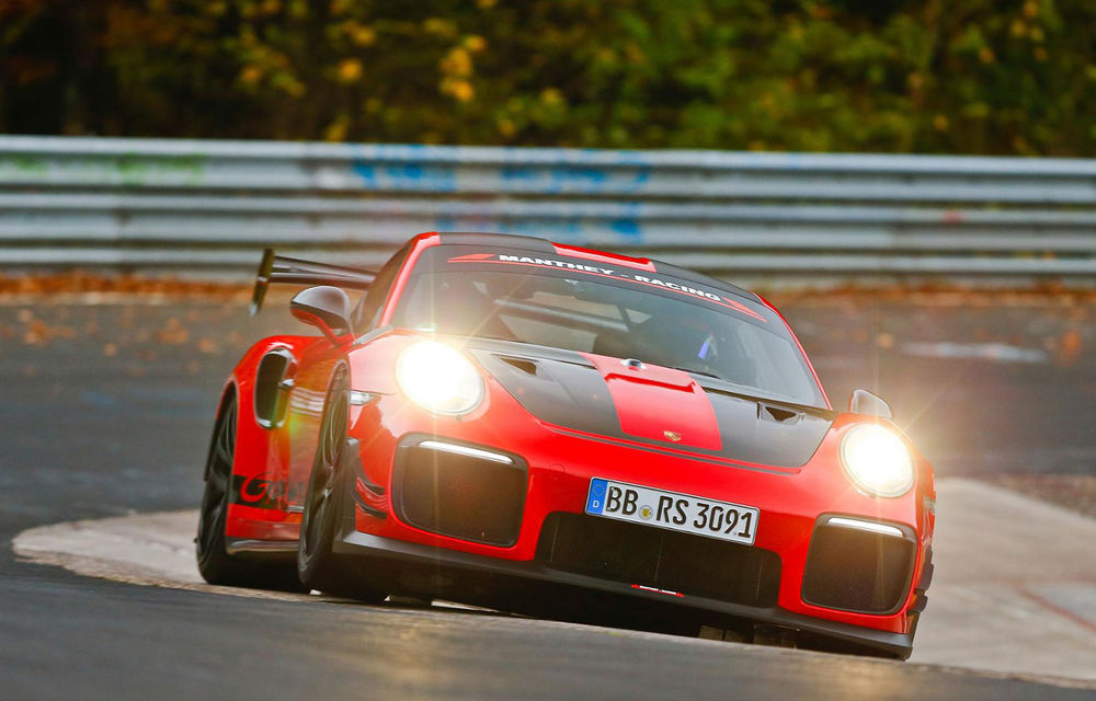 Porsche 911 GT2 RS MR a devenit cel mai rapid model de stradă de pe Nurburgring: modelul german a fost mai rapid decât Aventador SVJ cu aproape 5 secunde - Poza 1