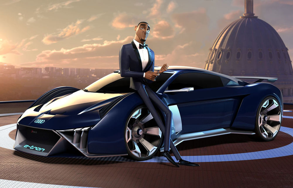 Audi RSQ e-tron: model electric virtual dezvoltat pentru filmul de animație Spies in Disguise - Poza 1