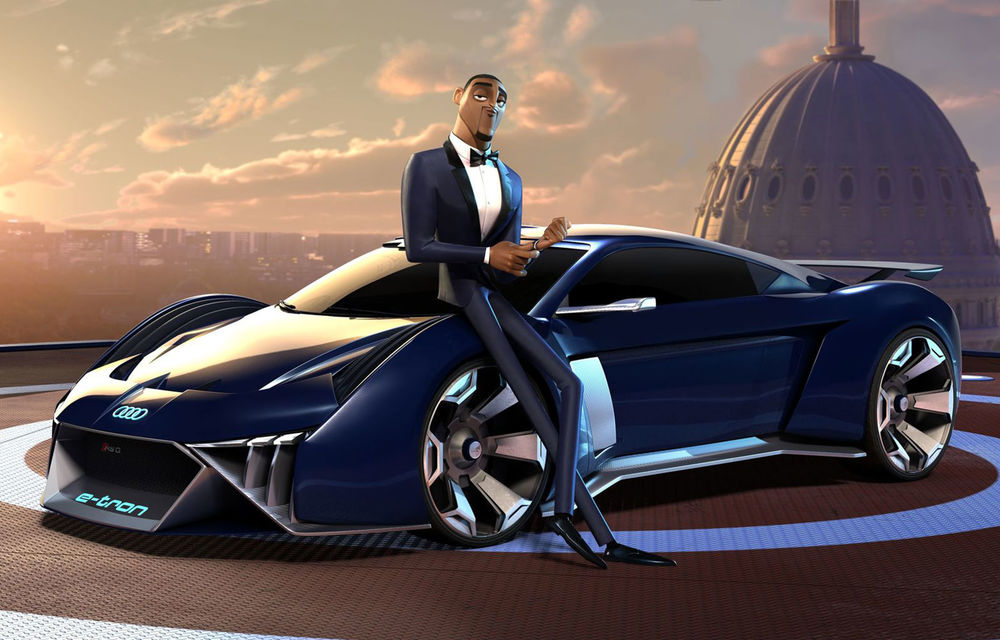 Inovație Audi: noul concept electric RSQ e-tron, prezentat exclusiv în filmul de animație Spies in Disguise - Poza 1