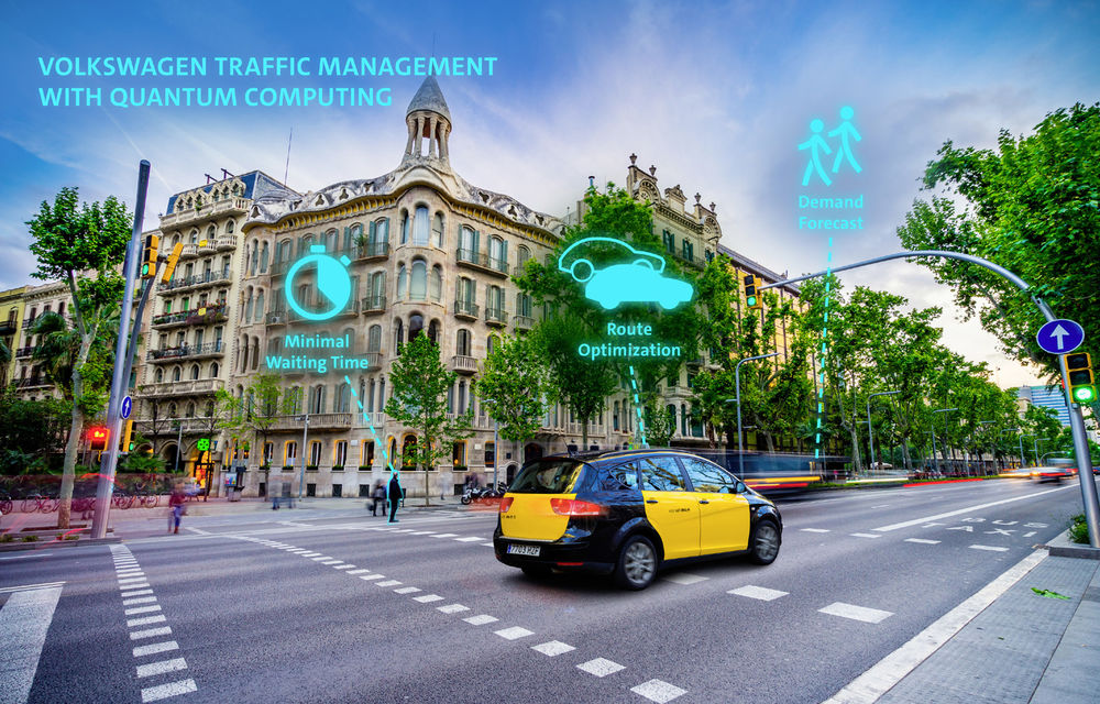 Volkswagen dezvoltă un sistem inteligent de management pentru traficul urban: primele teste vor avea loc la Barcelona - Poza 1