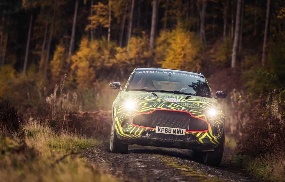 Aston Martin a început testele cu primul său SUV: numele DBX a fost confirmat oficial - Poza 4