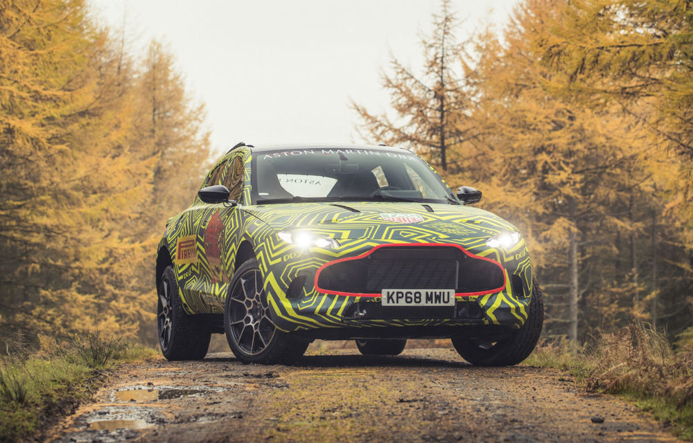 Aston Martin a început testele cu primul său SUV: numele DBX a fost confirmat oficial - Poza 1