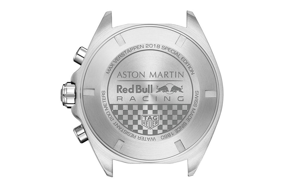 TAG Heuer a lansat un ceas nou, dedicat pilotului de Formula 1 Max Verstappen: ediție limitată la 1.300 de exemplare - Poza 2