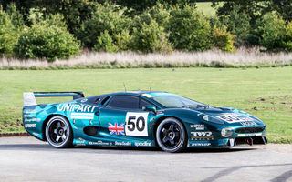Un Jaguar XJ220 C va fi scos la licitație: modelul britanic a fost pilotat de David Coulthard în cursa de 24 de ore de la Le Mans